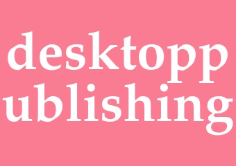 Synonym desktoppublishing