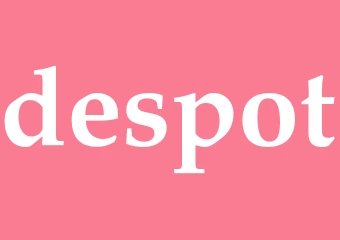 Synonym despot