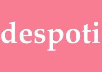 Synonym despoti