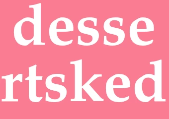 Synonym dessertsked