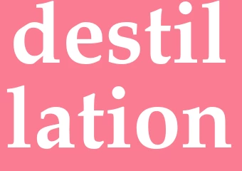 Synonym destillation
