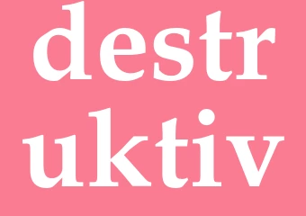 Synonym destruktiv