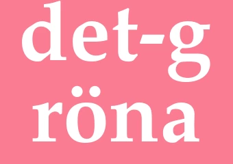 Synonym det gröna