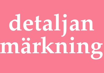 Synonym detaljanmärkning