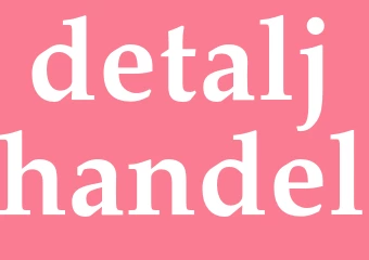 Synonym detaljhandel