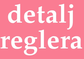 Synonym detaljreglera