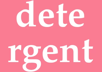 Synonym detergent
