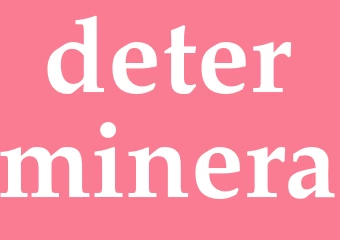 Synonym determinera