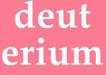 Synonym deuterium