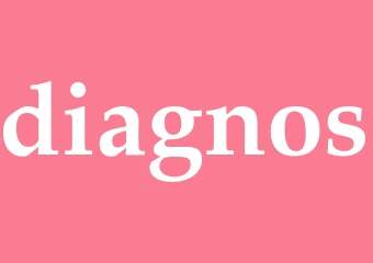 Synonym diagnos