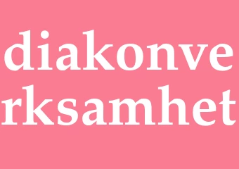 Synonym diakonverksamhet