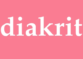 Synonym diakrit