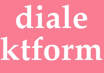 Synonym dialektform