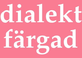 Synonym dialektfärgad