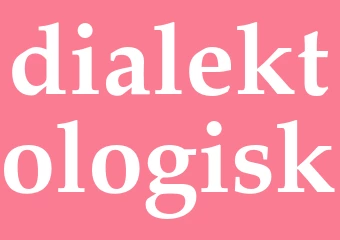 Synonym dialektologisk