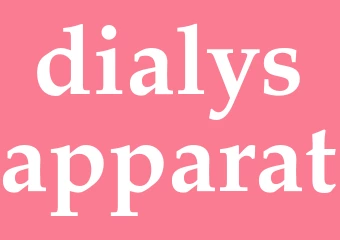 Synonym dialysapparat