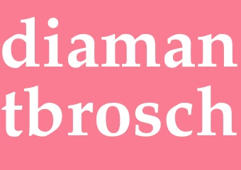 Synonym diamantbrosch