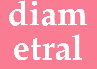 Synonym diametral