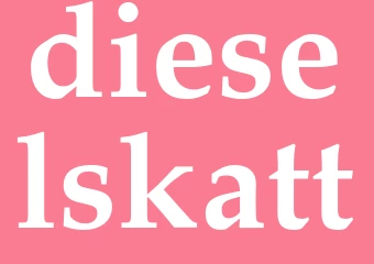 Synonym dieselskatt