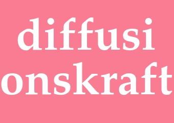 Synonym diffusionskraft
