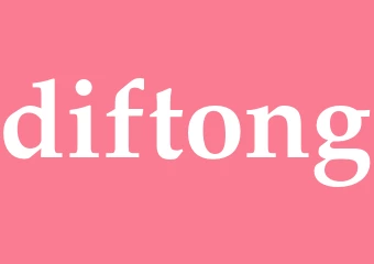 Synonym diftong