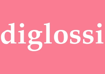 Synonym diglossi