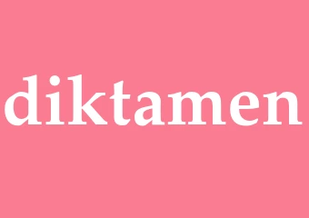 Synonym diktamen