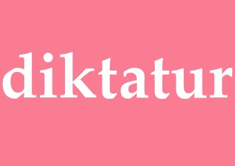 Synonym diktatur
