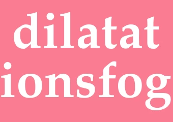 Synonym dilatationsfog