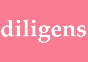 Synonym diligens