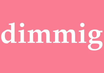Synonym dimmig