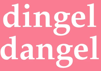 Synonym dingeldangel