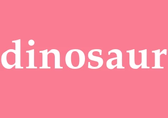 Synonym dinosaur