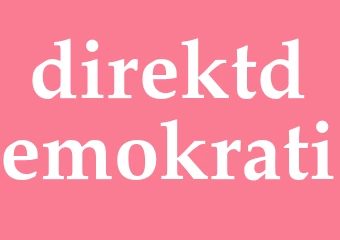 Synonym direktdemokrati
