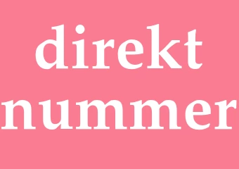 Synonym direktnummer