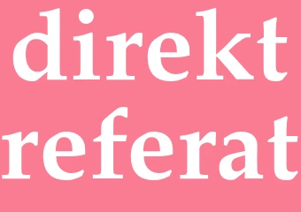 Synonym direktreferat