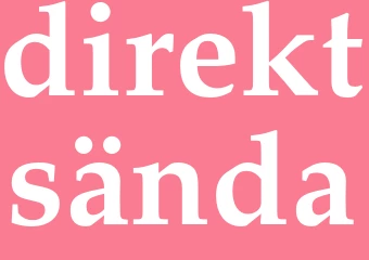 Synonym direktsända