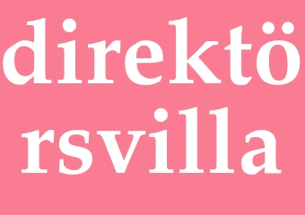 Synonym direktörsvilla