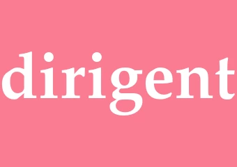 Synonym dirigent