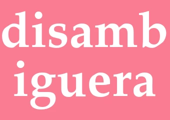 Synonym disambiguera