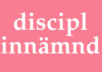 Synonym disciplinnämnd