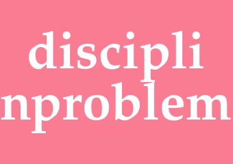 Synonym disciplinproblem