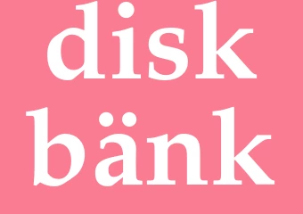 Synonym diskbänk