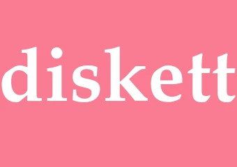 Synonym diskett