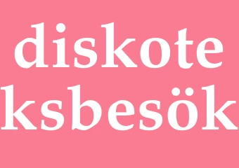 Synonym diskoteksbesök