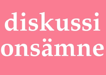 Synonym diskussionsämne