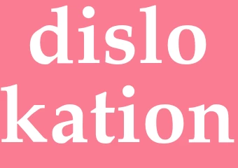 Synonym dislokation