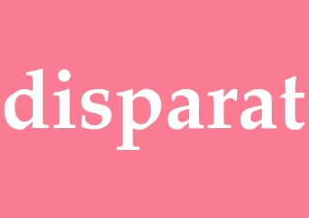 Synonym disparat