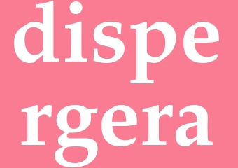 Synonym dispergera