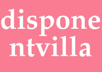 Synonym disponentvilla